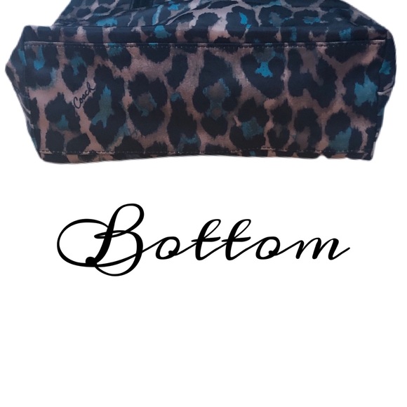 Coach H1394-F25282 Game Ocerot Print Tote Multi-Color JADE Leopard Print - Picture 6 of 13